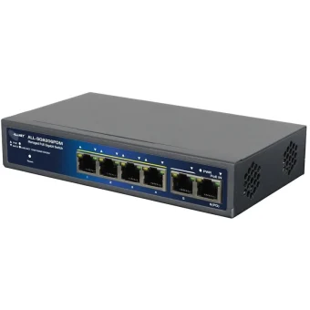 Allnet ALL-SG8206PDM Managed L2 PoE+ Switch με 6 Θύρες Gigabit (1Gbps) Ethernet ALL-SG8206PDM