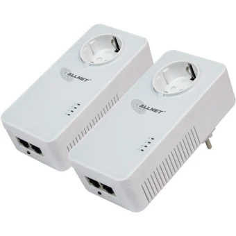 Allnet ALL1681205v2Double Powerline Διπλού Kit για Ενσύρματη Σύνδεση και 2 Θύρες Gigabit Ethernet ALL1681205v2Double