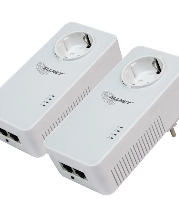 Allnet ALL1681205v2Double Powerline Διπλού Kit για Ενσύρματη Σύνδεση και 2 Θύρες Gigabit Ethernet ALL1681205v2Double