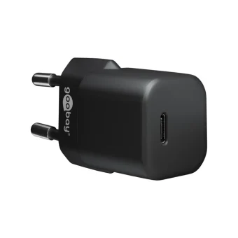 Goobay Φορτιστής με Θύρα USB-C και Καλώδιο USB-C - Lightning 30W Power Delivery Μαύρος (64574) 64574