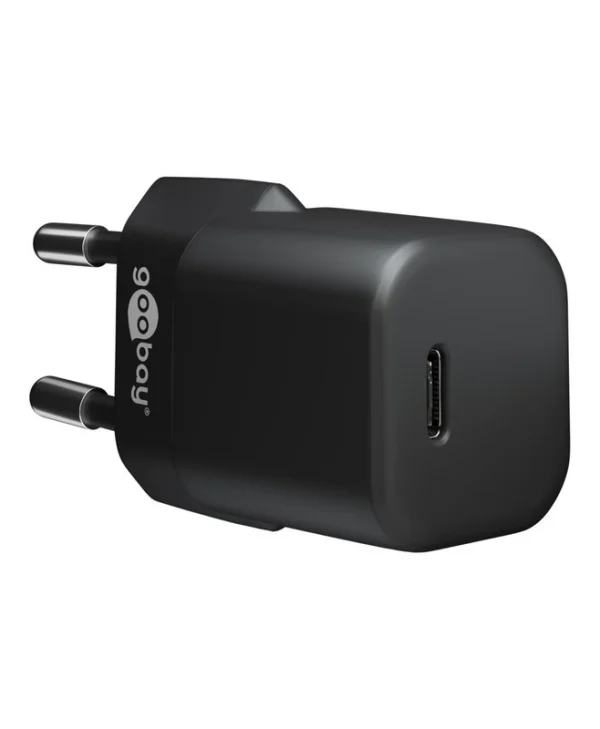Goobay Φορτιστής με Θύρα USB-C και Καλώδιο USB-C - Lightning 30W Power Delivery Μαύρος (64574) 64574