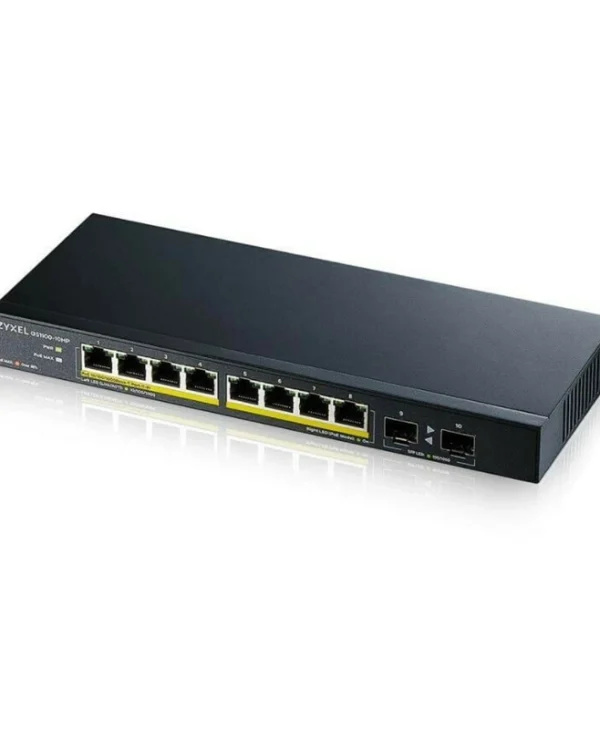 Zyxel GS1100-10HP-EU0102F v2 Managed L2 PoE Switch με 8 Θύρες Gigabit (1Gbps) Ethernet GS1100-10HP-EU0102F