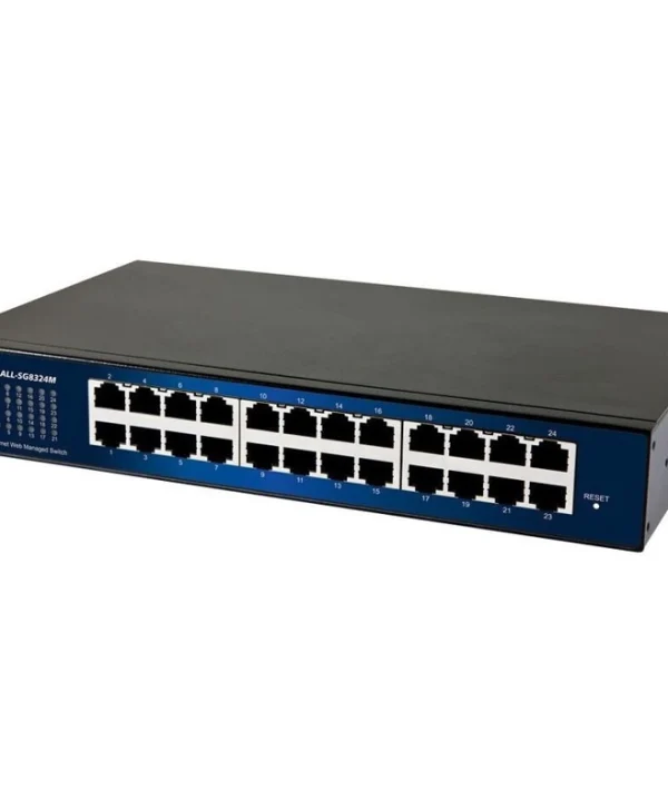 Allnet ALL-SG8324M Managed L2 Switch με 24 Θύρες Gigabit (1Gbps) Ethernet ALL-SG8324M