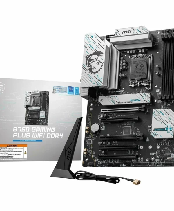 MSI B760 Gaming Plus Wifi DDR4 Motherboard ATX με Intel 1700 Socket 7D98-043R 7D98-043R