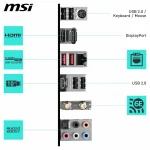 MSI B760 Gaming Plus Wifi DDR4 Motherboard ATX με Intel 1700 Socket 7D98-043R 7D98-043R - Image 3