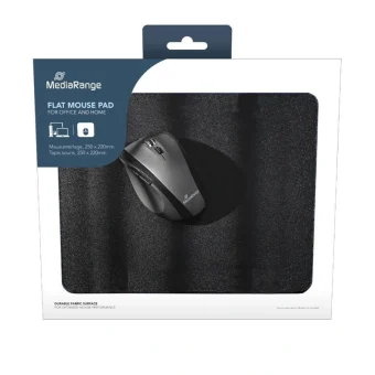 MediaRange MROS253 Mouse Pad 250mm Μαύρο MROS253