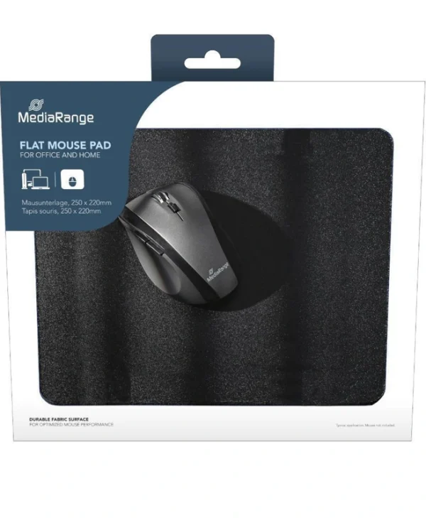 MediaRange MROS253 Mouse Pad 250mm Μαύρο MROS253