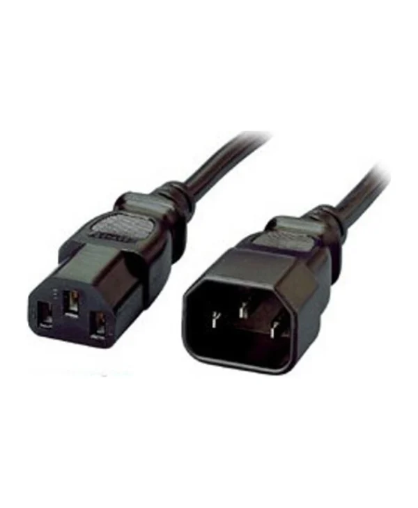 Equip IEC C13 - IEC C14 Cable 1.8m Μαύρο 112100 112100