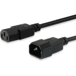 Equip IEC C14 - IEC C13 Cable 3m Μαύρο (112101) 112101