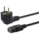 Equip Schuko - IEC C13 Cable 3m Μαύρο 112121 112121