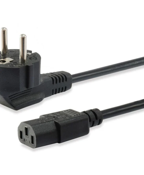 Equip Schuko - IEC C13 Cable 3m Μαύρο 112121 112121