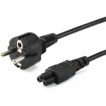 Equip Schuko - IEC C5 Cable 3m Μαύρο 112151 112151