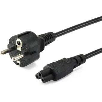 Equip Schuko - IEC C5 Cable 3m Μαύρο 112151 112151