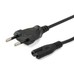 Equip Euro - IEC C7 Cable 3m Μαύρο 112161 112161