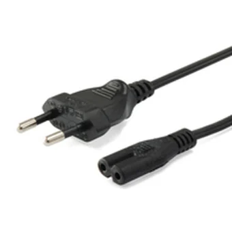 Equip Euro - IEC C7 Cable 3m Μαύρο 112161 112161
