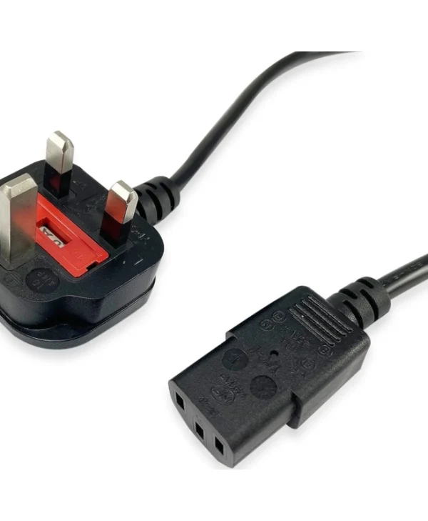 Equip IEC C13 - IEC C13 Cable 2m Μαύρο 112300 112300