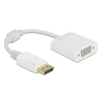 DeLock Μετατροπέας DisplayPort male σε VGA female Λευκό 1τμχ 61007 61007