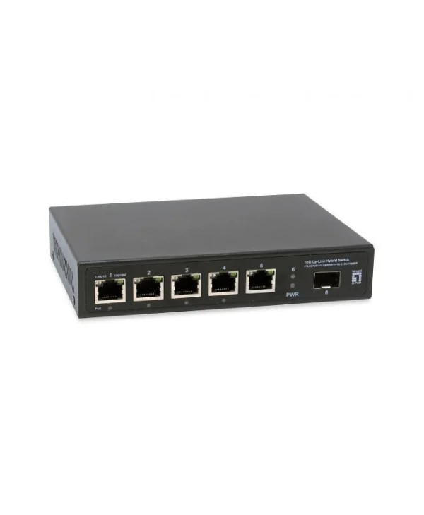 Level One GEP-0625 Unmanaged L2 PoE++ Switch με 5 Θύρες Ethernet και 1 SFP Θύρα GEP-0625