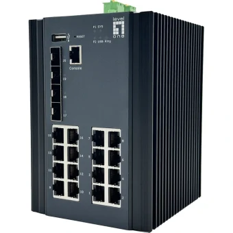 Level One IGU-2071 Managed L2 Switch με 16 Θύρες Gigabit (1Gbps) Ethernet και 4 SFP Θύρες IGU-2071