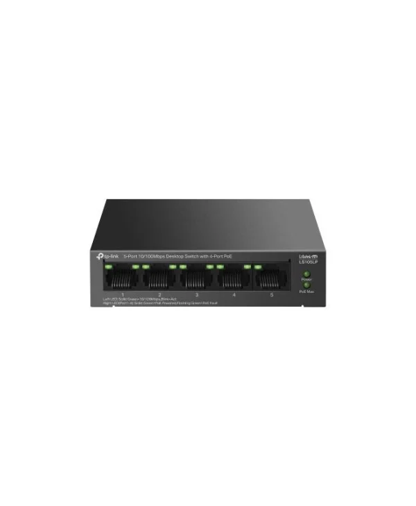 TP-LINK LS105LP v1 Unmanaged PoE Switch με 4 Θύρες Ethernet LS105LP