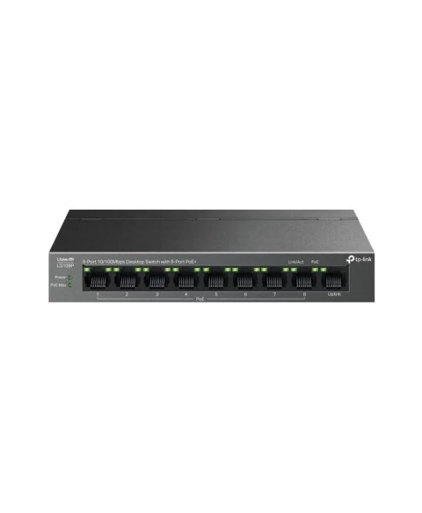 TP-LINK LS109P v1 PoE+ Switch με 9 Θύρες Ethernet LS109P