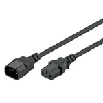 Goobay IEC C14 - IEC C13 Cable 3m Μαύρο 95287 95287