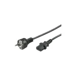 Goobay Schuko - IEC C13 Cable 5m Μαύρο 96037 96037