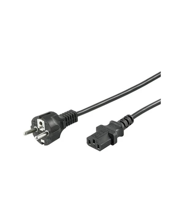 Goobay Schuko - IEC C13 Cable 5m Μαύρο 96037 96037