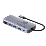 Unitek USB-C Docking Station με HDMI 4K PD Ethernet Γκρι (D1120A01) D1120A01 - Image 5