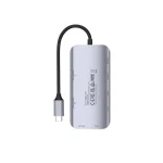 Unitek USB-C Docking Station με HDMI 4K PD Ethernet και σύνδεση 2 Οθονών Ασημί (D1122A01) D1122A01 - Image 3