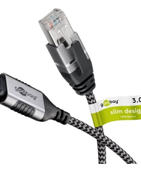 Goobay Μετατροπέας USB-C male σε Ethernet male Ασημί 1τμχ 74404 74404