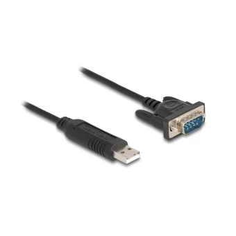 DeLock Μετατροπέας USB-A male σε Serial male 1τμχ 66461 66461