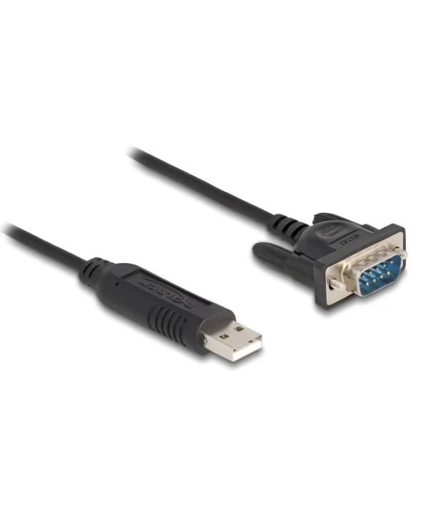 DeLock Μετατροπέας USB-A male σε Serial male 1τμχ 66461 66461