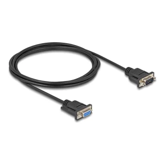 DeLock Καλώδιο RS232 9-pin male σε 2m 87834 1τμχ 87834