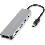 Conceptronic USB-C Docking Station με HDMI 4K PD Ασημί (DONN02G) DONN02G