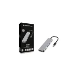 Conceptronic USB-C Docking Station με HDMI 4K PD Ασημί (DONN02G) DONN02G - Image 3