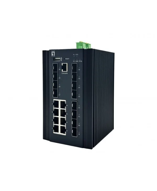 Level One IGU-2072 Managed L2 Switch με 8 Θύρες Gigabit (1Gbps) Ethernet και 12 SFP Θύρες IGU-2072
