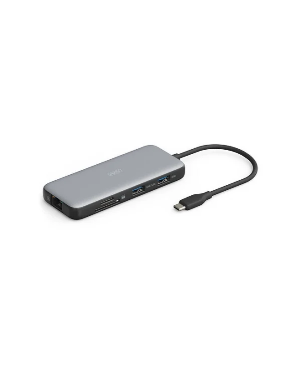 Digitus USB-C Docking Station με HDMI 4K PD Ethernet Γκρι (DA-70915) DA-70915