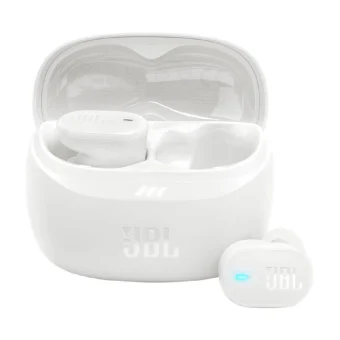 JBL Tune Buds 2 Bluetooth Handsfree Ακουστικά με Αντοχή στον Ιδρώτα και Θήκη Φόρτισης Λευκά