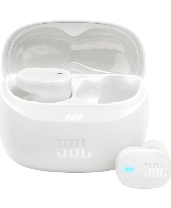 JBL Tune Buds 2 Bluetooth Handsfree Ακουστικά με Αντοχή στον Ιδρώτα και Θήκη Φόρτισης Λευκά