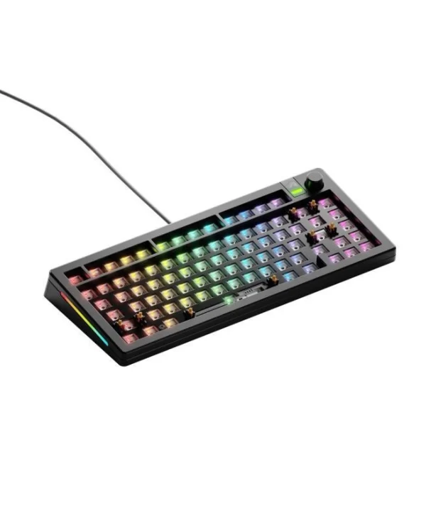 Glorious Glorious Gmmk 3 65% Custom Gaming Keyboard Barebone Iso Layout Black