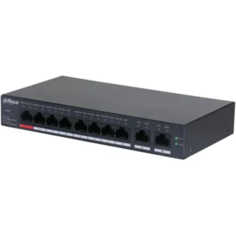 Dahua CS4010-8ET-110 Managed L2 PoE++ Switch με 8 Θύρες Gigabit (1Gbps) Ethernet