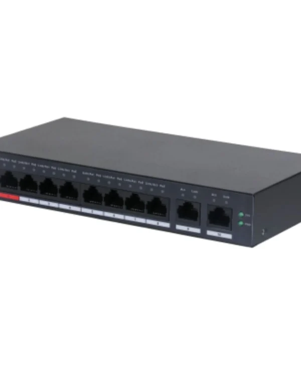 Dahua CS4010-8ET-110 Managed L2 PoE++ Switch με 8 Θύρες Gigabit (1Gbps) Ethernet
