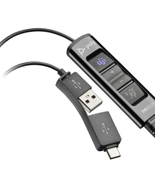 HP Poly Da85M Teams Certified USB to Qd Smart Digital Καλώδιο Quick Disconnect (QD) (786C8AA) 786C8AA