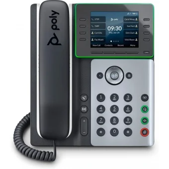 Poly Edge Ενσύρματο Τηλέφωνο IP Μαύρο