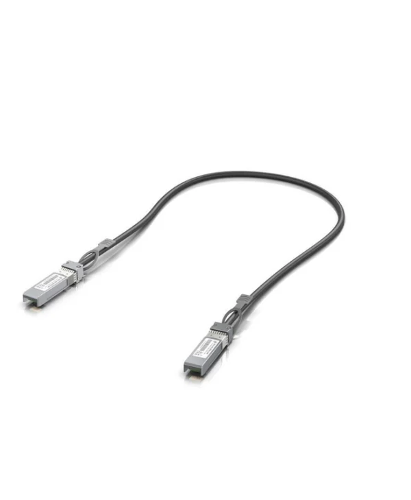 Ubiquiti Direct Attach Copper Καλώδιο Δικτύου Ethernet 0.5m Μαύρο 1τμχ