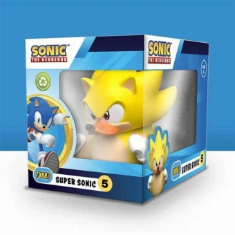 Sonic Hegdehog Boxed Tubbz Super Sonic #5 Φιγούρα Παπάκι Μπάνιου 10cm