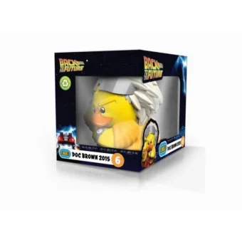 Back To Future Boxed Tubbz Doc Brown 2015 #6 Φιγούρα Παπάκι Μπάνιου 10cm