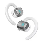Hecate Air 2 Open Ear Bluetooth Handsfree Ακουστικά με Θήκη Φόρτισης Λευκά - Image 4