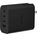 Asus Φορτιστής Χωρίς Καλώδιο GaN με Θύρα USB-A και 3 Θύρες USB-C 140W Μαύρος (90XB09IN-BPW020) 90XB09IN-BPW020 - Image 4